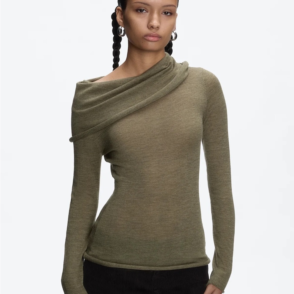 TANK AIR SLOUCH CASHMERE KNIT TOP
